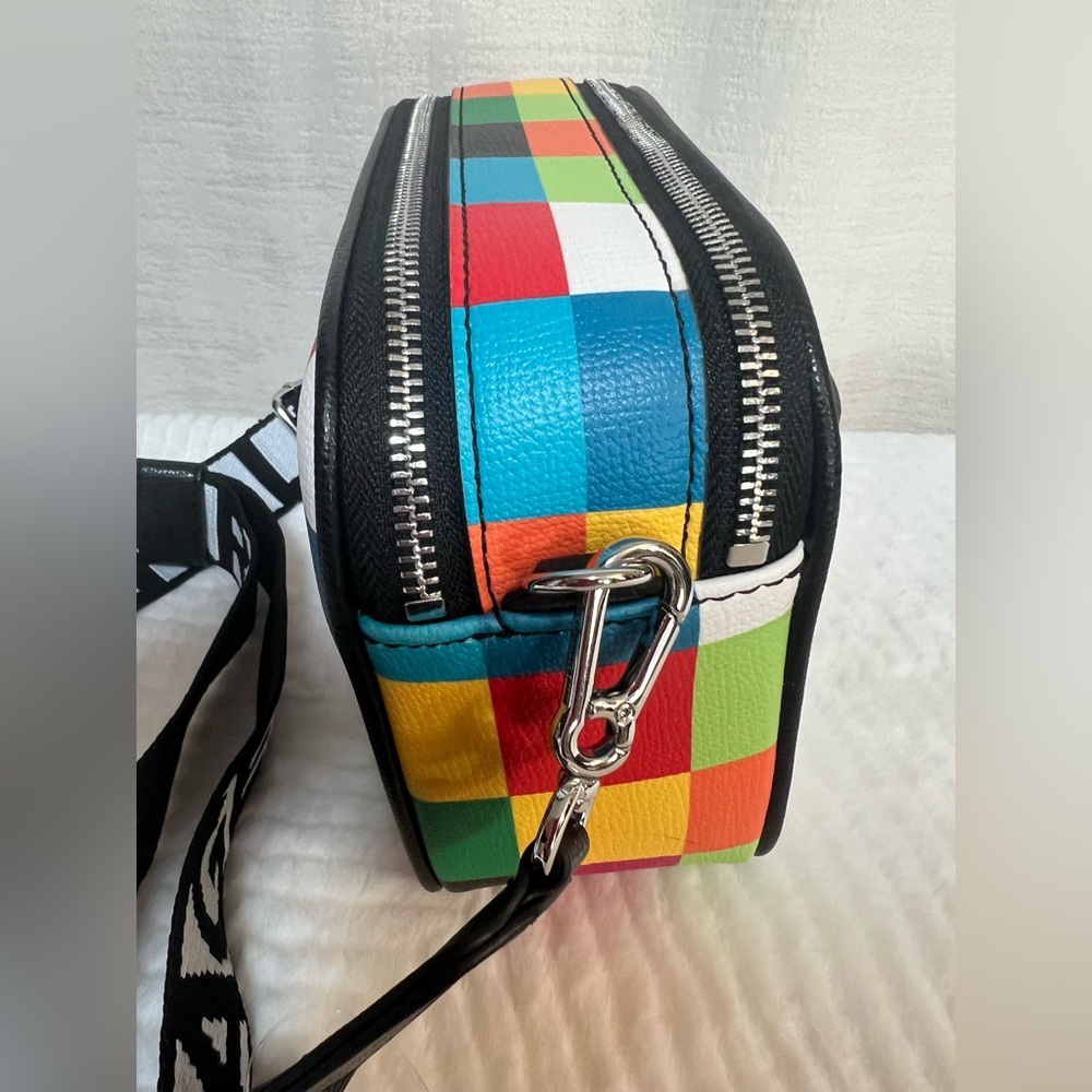 Karl Lagerfeld Paris NWT Classic Karl Multi
Colored Crossbody Bag Guitar Strap - Picture 7 of 12